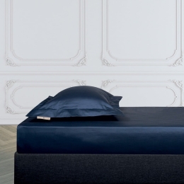 Σεντόνι 2261 Με Λάστιχο Dark Blue Greenwich Polo Club Υπέρδιπλo 160x235cm 100% Βαμβακοσατέν