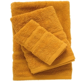 Πετσέτες Best 0718 (Σετ 3τμχ) Mustard Das Home Σετ Πετσέτες 70x140cm 100% Βαμβάκι