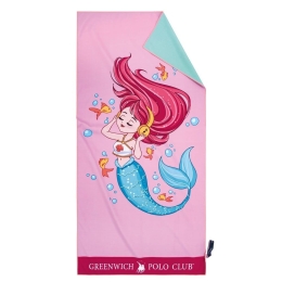 Πετσέτα Θαλάσσης Παιδική 3883 Pink-Blue-Fuchsia Greenwich Polo Club Θαλάσσης 70x140cm Microfiber