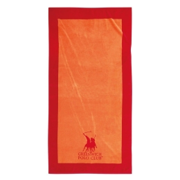 Πετσέτα Θαλάσσης 3860 Coral-Red Greenwich Polo Club Θαλάσσης 90x180cm 100% Βαμβάκι