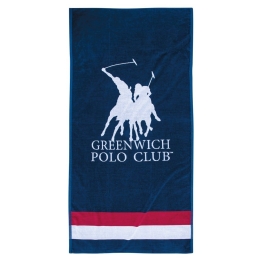 Πετσέτα Θαλάσσης 3866 Blue-White-Red Greenwich Polo Club Θαλάσσης 90x180cm 100% Βαμβάκι