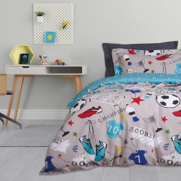 Σεντόνια Παιδικά 4875 (Σετ 3τμχ) Multi Das Home Μονό 170x240cm Βαμβάκι-Πολυέστερ