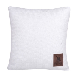Μαξιλάρι Διακοσμητικό (Με Γέμιση) 3915 White Greenwich Polo Club 40Χ40 Βαμβάκι-Πολυέστερ