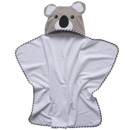 Κάπα Βρεφική 4893 Smile Embroidery White-Grey Das Home