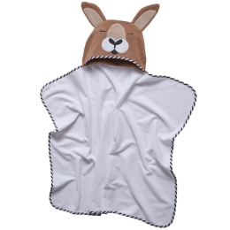 Κάπα Βρεφική 4894 Smile Embroidery White-Brown Das Home