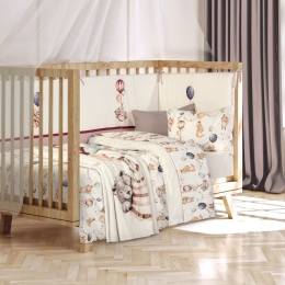 Κουβέρτα Βρεφική 8850 Fleece Cream-Taupe Greenwich Polo Club Cuddle 80x110cm Πολυέστερ