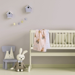 Σεντόνια Βρεφικά 4913 (Σετ 2τμχ) Pink-Lilac Das Home Λίκνου 70x120cm 100% Βαμβάκι