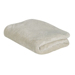 Κουβέρτα Βρεφική Relax 4906 Fleece Ecru Das Home Αγκαλιάς 75x100cm Πολυέστερ