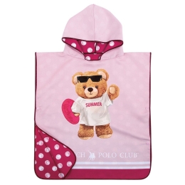 Πόντσο Θαλάσσης Παιδικό 4039 Pink Greenwich Polo Club