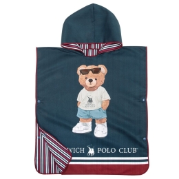 Πόντσο Θαλάσσης Παιδικό 4042 Blue Greenwich Polo Club