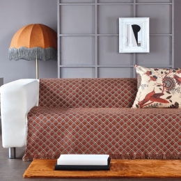Ριχτάρι Castello 05 Cinnamon Kentia Διθέσιο 180x250cm Βαμβάκι-Ακρυλικό