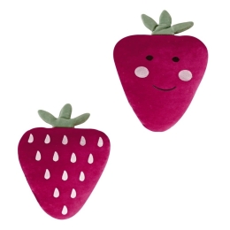 Μαξιλάρι Διακοσμητικό Παιδικό (Με Γέμιση) Berry Red Kentia 25x45 Βαμβάκι-Πολυέστερ