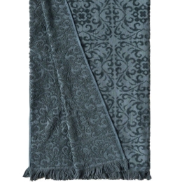 Πετσέτα Θαλάσσης - Παρεό Deval 30 Black Kentia Θαλάσσης 90x180cm 100% Βαμβάκι