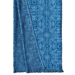 Πετσέτα Θαλάσσης - Παρεό Deval 01 Blue Kentia Θαλάσσης 90x180cm 100% Βαμβάκι