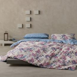 Σεντόνια Amanda 35 (Σετ 4τμχ) Blue-Purple Kentia Υπέρδιπλο 240x270cm 100% Βαμβάκι