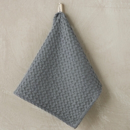 Πετσέτα Κουζίνας Waffle Lavare 22 Grey Kentia 40x60cm 100% Βαμβάκι