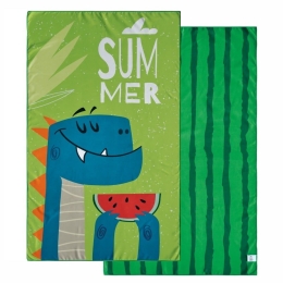 Πετσέτα Θαλάσσης Παιδική Float 242 Green-Blue-Red Kentia Θαλάσσης 70x140cm Polyester-Polyamide