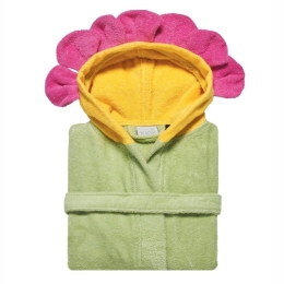 Μπουρνούζι Παιδικό Pixie Green-Yellow-Fucshia Kentia