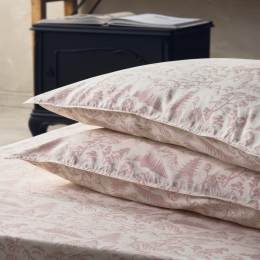 Μαξιλαροθήκες Yoko 20A (Σετ 2τμχ) Dusty Pink-Ecru Kentia 50Χ70 100% Βαμβακοσατέν