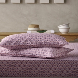 Μαξιλαροθήκες Salem 42A (Σετ 2τμχ) Purple-Pink Kentia 50Χ70 100% Βαμβακοσατέν
