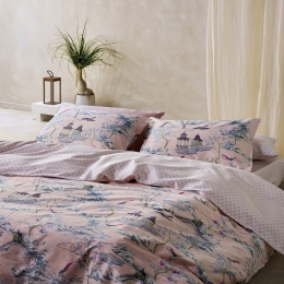 Μαξιλαροθήκες Pagoda 35 (Σετ 2τμχ) Dusty Pink Kentia 50Χ70 100% Βαμβακοσατέν