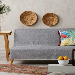 Ριχτάρι Liberty 22 Grey Kentia Τετραθέσιο 180x320cm Βαμβάκι-Πολυέστερ