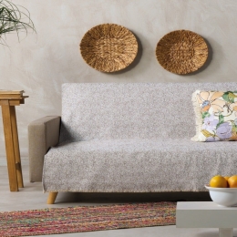 Ριχτάρι Liberty 12 Beige Kentia Τετραθέσιο 180x320cm Βαμβάκι-Πολυέστερ