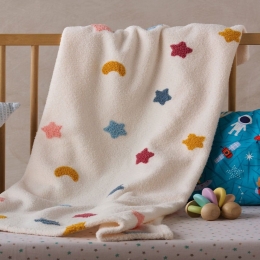 Κουβέρτα Βρεφική Astero 12 Multi Kentia Κούνιας 100x140cm Πολυέστερ