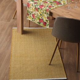 Χαλάκι Κουζίνας Santino 41 Mustard Kentia 70X200cm Cotton-Polyester