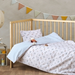 Πάπλωμα Βρεφικό Duviri Ciel-Grey Kentia 100x140cm 100% Βαμβάκι
