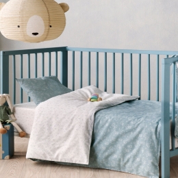 Πάπλωμα Βρεφικό Vivari Green-Beige Kentia 100x140cm 100% Βαμβάκι