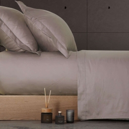 Σεντόνι Elements Grey Nef Nef King Size 280x270cm Χωρίς Λάστιχο 100% Βαμβακοσατέν