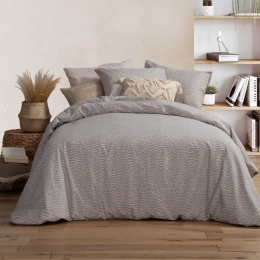 Σεντόνια Candy (Σετ 3τμχ) Grey Nef-Nef Μονό 170x270cm 100% Βαμβάκι