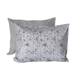 Μαξιλαροθήκη Valia Beige Nef-Nef 52X72 100% Βαμβάκι