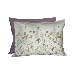 Μαξιλαροθήκη Spring Mood Mauve Nef-Nef 52X72 100% Βαμβάκι