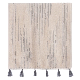 Πετσέτα Halfway Beige-Black Nef-Nef Προσώπου 50x90cm 100% Βαμβάκι