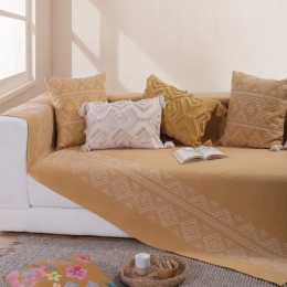 Ριχτάρι Quantum Yellow Nef-Nef Πολυθρόνα 180x180cm 100% Βαμβάκι