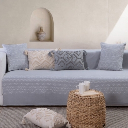 Ριχτάρι Quantum Grey Nef-Nef Διθέσιο 180x250cm 100% Βαμβάκι