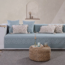 Ριχτάρι Quantum Aqua Nef-Nef Τριθέσιο 180x300cm 100% Βαμβάκι