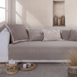 Ριχτάρι Figerald Beige Nef-Nef Τετραθέσιο 180x350cm 100% Βαμβάκι