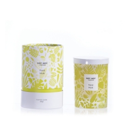 Κερί Αρωματικό Floral Musk 260gr Yellow Nef-Nef