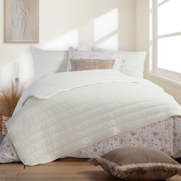 Κουβερλί Colorfull Ecru Nef-Nef Υπέρδιπλo 230x240cm Microfiber-Polyester