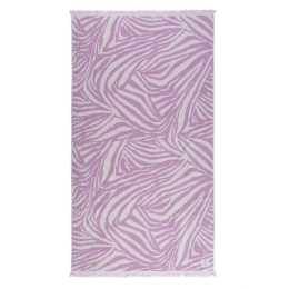 Πετσέτα Θαλάσσης Groovy Mauve Nef-Nef Θαλάσσης 90x170cm 100% Βαμβάκι