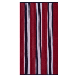 Πετσέτα Θαλάσσης Street Lines Red Nef-Nef Θαλάσσης 100X180cm 100% Βαμβάκι