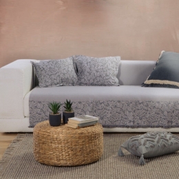 Ριχτάρι Ambrose Grey Nef-Nef Διθέσιο 170x250cm Βαμβάκι-Πολυέστερ