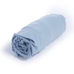 Σεντόνι Βρεφικό Jersey Με Λάστιχο Light Blue Nef-Nef Homeware Κούνιας 70x160cm 100% Βαμβάκι