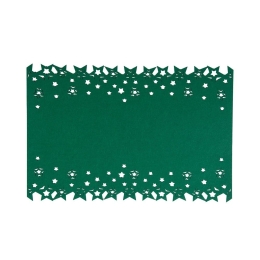 Σουπλά Χριστουγεννιάτικα Snow Star (Σετ 2τμχ) Green Nef-Nef Homeware 30x45cm