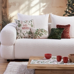 Runner Χριστουγεννιάτικο Hello Winter Multi Nef-Nef Homeware 33X150