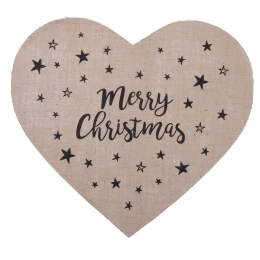 Σουπλά Χριστουγεννιάτικο Straight To Christmas 45X40 Natural Nef-Nef Homeware 45x40cm