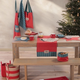 Runner Χριστουγεννιάτικο Straight To Christmas 45X150 Red-Green Nef-Nef Homeware 45X150